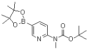 tert-Butyl N-[5-(4,4,5,5-tetramethyl-[1,3,2]dioxaborolan-2-yl)pyridin-2-yl]-N-methylcarbamate molecular structure (CAS 1032758-87-4)