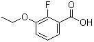 结构式 CAS# 1033201-71-6, 3-乙氧基-2-氟苯甲酸