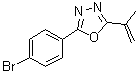 结构式 CAS# 1033201-91-0, 2-(4-溴苯基)-5-(异丙烯基)-1,3,4-恶二唑