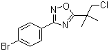 结构式 CAS# 1033201-95-4, 3-(4-溴苯基)-5-(1-氯-2-甲基异丙基)-1,2,4-恶二唑