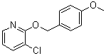 结构式 CAS# 1033202-56-0, 3-氯-2-[(4-甲氧基苯基)甲氧基]吡啶