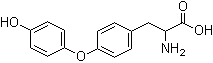 DL-甲状腺原氨酸分子结构 (CAS 1034-10-2)
