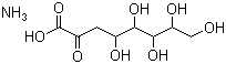 结构式 CAS# 103404-70-2, 3-脱氧-D-甘露-2-辛酮糖酸铵; 欧可特罗索尼克酸铵; 凯迪奥铵盐