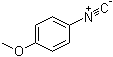structure of CAS# 10349-38-9, 4-Isocyanoanisole;Anisyl isonitrile; p-Anisyl isocyanide; p-Anisyl isonitrile