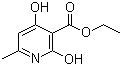 Ethyl 2,4-dihydroxy-6-methylnicotinate molecular structure (CAS 10350-10-4)