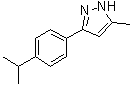 5-Methyl-3-[4-(1-methylethyl)phenyl]-1H-pyrazole molecular structure (CAS 1035092-07-9)