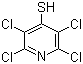 结构式 CAS# 10351-06-1, 2,3,5,6-四氯-4-吡啶硫醇