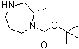 structure of CAS# 1035226-84-6, (2S)-Hexahydro-2-methyl-1H-1,4-diazepine-1-carboxylic acid 1,1-dimethylethyl ester
