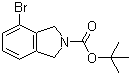 structure of CAS# 1035235-27-8, tert-Butyl 4-bromoisoindoline-2-carboxylate;tert-Butyl 4-bromo-1,3-dihydro-2H-isoindole-2-carboxylate
