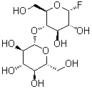 4-O-beta-D-Glucopyranosyl-alpha-D-glucopyranosyl fluoride molecular structure (CAS 103531-01-7)