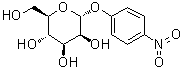 structure of CAS# 10357-27-4, p-Nitrophenyl alpha-D-mannopyranoside;4-Nitrophenyl alpha-D-mannopyranoside