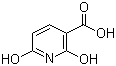2,6-二羟基烟酸分子结构 (CAS 10357-91-2)