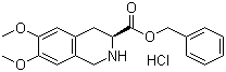 1,2,3,4-四氢-6,7-二甲氧基异喹啉-3-羧酸苄酯盐酸盐分子结构 (CAS 103733-32-0)