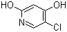 structure of CAS# 103766-25-2, Gimeracil;Gimestat; 5-Chloropyridine-2,4-diol