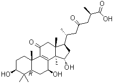 Ganoderic acid C 2 molecular structure (CAS 103773-62-2)
