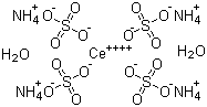 硫酸铈铵二水合物分子结构 (CAS 10378-47-9)