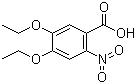 结构式 CAS# 103796-34-5, 4,5-二乙氧基-2-硝基苯甲酸