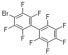 4-溴-2,2',3,3',4',5,5',6,6'-九氟-1,1'-联苯分子结构 (CAS 1038-65-9)