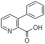 结构式 CAS# 103863-15-6, 3-苯基-2-吡啶羧酸
