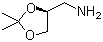 1-[(4S)-2,2-二甲基-1,3-二氧戊环-4-基)甲基胺分子结构 (CAS 103883-30-3)