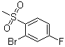 2-Bromo-4-fluoro-1-(methylsulfonyl)benzene molecular structure (CAS 1039744-23-4)