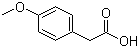 structure of CAS# 104-01-8, 4-Methoxyphenylacetic acid;p-Methoxyphenylacetic acid