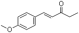 1-(4-甲氧苯基)-1-戊烯-3-酮分子结构 (CAS 104-27-8)