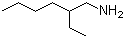 2-乙基己胺分子结构 (CAS 104-75-6)