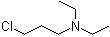 3-氯-N,N-二乙基丙胺分子结构 (CAS 104-77-8)