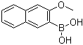 structure of CAS# 104115-76-6, 3-Methoxy-2-naphthylboronic acid;2-Methoxy-3-naphthaleneboronic acid