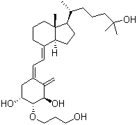 Eldecalcitol molecular structure (CAS 104121-92-8)