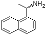 (S)-(-)-1-(1-Naphthyl)ethylamine molecular structure (CAS 10420-89-0)