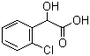 structure of CAS# 10421-85-9, 2-Chloromandelic acid;2-Chloro-alpha-hydroxybenzeneacetic acid; o-Chloromandelic acid; DL-2-Chloro mandelic acid