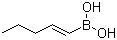 结构式 CAS# 104376-24-1, 1-戊烯-1-硼酸