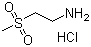 structure of CAS# 104458-24-4, 2-Aminoethylmethylsulfone hydrochloride