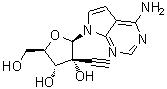 7-Deaza-2'-C-acetylene-adenosine molecular structure (CAS 1044589-82-3)