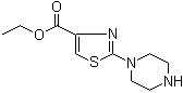 结构式 CAS# 104481-24-5, 2-(1-哌嗪基)-4-噻唑羧酸乙酯
