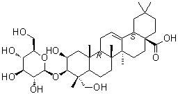 Bayogenin 3-O-beta-D-glucopyranoside molecular structure (CAS 104513-86-2)