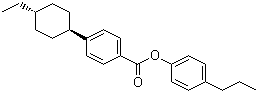 structure of CAS# 104633-43-4, 4-Propylphenyl 4-(trans-4-ethylcyclohexyl)benzoate