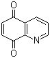 structure of CAS# 10470-83-4, 5,8-Quinolinedione;5,8-Dihydro-5,8-dioxoquinoline; 5,8-Quinolinequinone; DA 276; NSC 682996