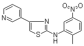 N-(2-Methyl-5-nitrophenyl)-4-(3-pyridinyl)-2-thiazolamine molecular structure (CAS 1048007-94-8)