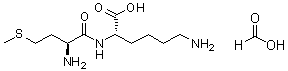 L-Methionyl-L-lysine monoformate molecular structure (CAS 104809-21-4)