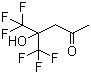 5,5,5-Trifluoro-4-hydroxy-4-(trifluoromethyl)-2-pentanone molecular structure (CAS 10487-10-2)