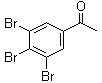 structure of CAS# 104892-58-2, 3',4',5'-Tribromoacetophenone;1-(3,4,5-Tribromophenyl)ethanone