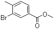 结构式 CAS# 104901-43-1, 3-溴-4-甲基苯甲酸甲酯
