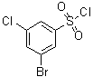 structure of CAS# 1049026-36-9, 3-Bromo-5-chlorobenzenesulfonyl chloride;3-Bromo-5-chlorobenzene-1-sulfonyl chloride