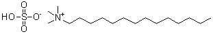 N,N,N-Trimethyl-1-tetradecanaminium sulfate (1:1) molecular structure (CAS 104903-23-3)