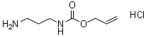 structure of CAS# 1049721-72-3, Allyl N-(3-aminopropyl)carbamate hydrochloride