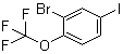 结构式 CAS# 1049731-04-5, 2-溴-4-碘-1-(三氟甲氧基)苯