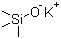 Potassium trimethylsilanolate molecular structure (CAS 10519-96-7)